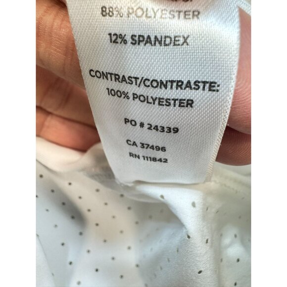 Detroit Red Wings Levelwear L Long Sleeve White Shirt With Perforated Shoulders - Picture 5 of 11